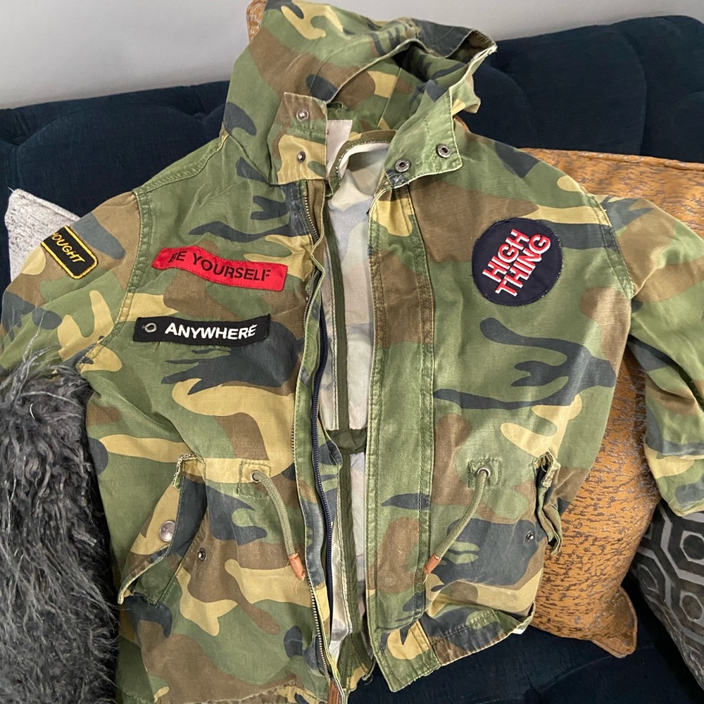 Kids camo jacket